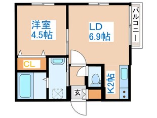 ルフト琴似の物件間取画像